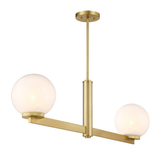 Two Light Linear Chandelier (M100124NB)