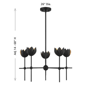 LED Chandelier (M100131MBK)