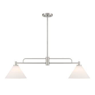 Two Light Linear Chandelier (M100136BN)