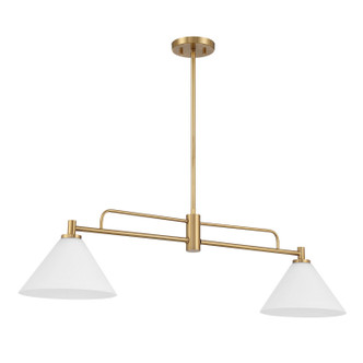 Two Light Linear Chandelier (M100136NB)