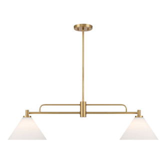 Two Light Linear Chandelier (M100136NB)