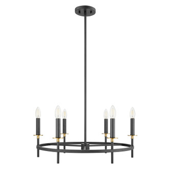 Six Light Chandelier (M100140MBKNB)