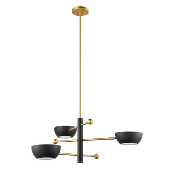 Three Light Chandelier (M100143MBKNB)