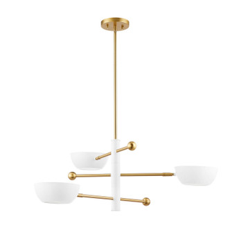 Three Light Chandelier (M100143WHNB)