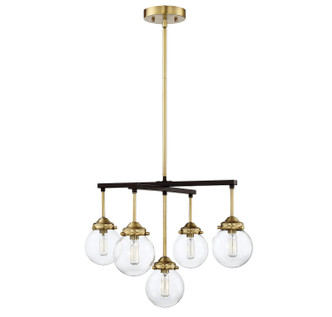 Mchan Five Light Chandelier (M10041ORBNB)