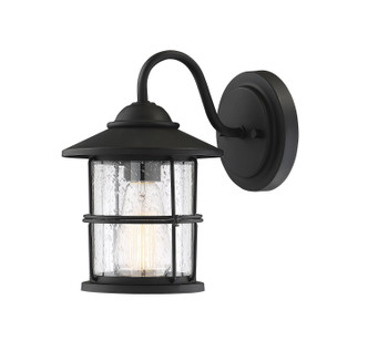 Meridian - M50014BK - One Light Outdoor Wall Lantern - Moutd - Matte Black