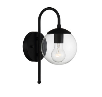 Moutd One Light Outdoor Wall Lantern (M50030BK)