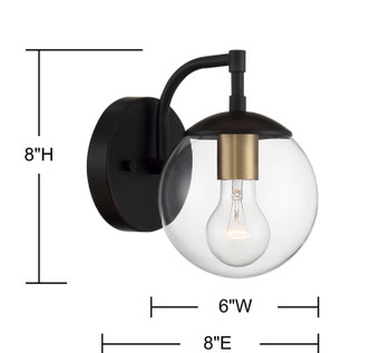 Moutd One Light Outdoor Wall Sconce (M50033ORBNB)