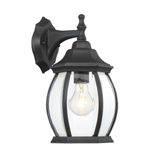 Meridian - M50053BK - One Light Outdoor Wall Lantern - Black