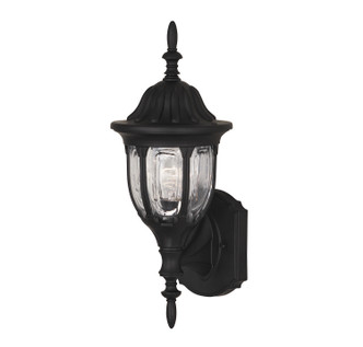 Meridian - M50057BK - One Light Outdoor Wall Lantern - Black