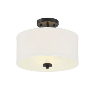 Msemi Two Light Semi-Flush Mount (M60008MBK)