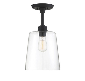 Msemi One Light Semi-Flush Mount (M60010MBK)