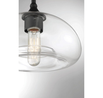 Msemi One Light Semi-Flush Mount (M60017MBK)