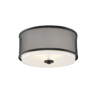 Mflus Three Light Semi-Flush Mount (M60018MBK)