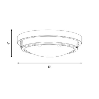 Mflus Two Light Flush Mount (M60019NB)