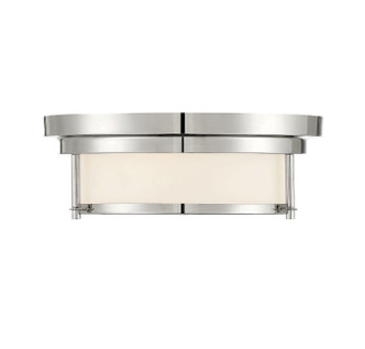 Meridian - M60062PN - Two Light Flush Mount - Polished Nickel