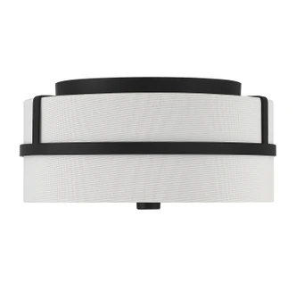 Two Light Flush Mount (M60065MBK)
