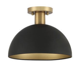 One Light Semi-Flush Mount (M60071MBKNB)