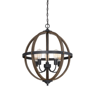 Mchan Five Light Chandelier (M70041WB)