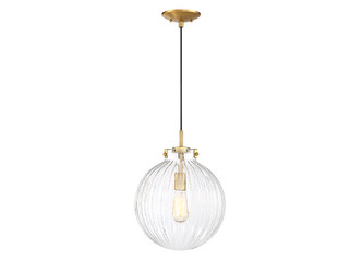 Meridian - M70068NB - One Light Mini Pendant - Mmin2 - Natural Brass