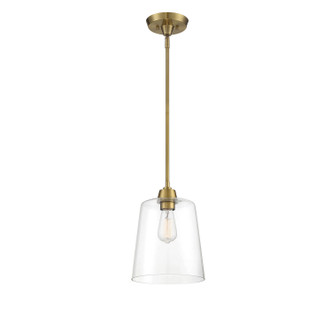 Meridian - M70081NB - One Light Pendant - Mpend - Natural Brass