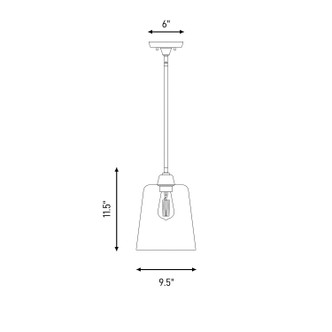 Mpend One Light Pendant (M70081NB)