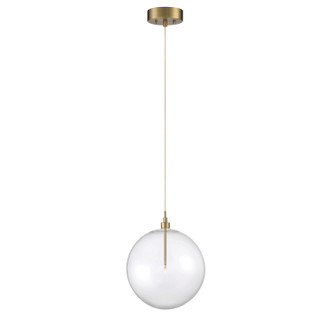 Meridian - M70114NB - LED Pendant - Natural Brass