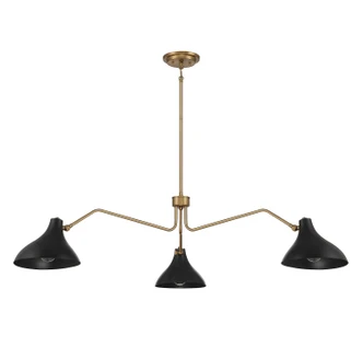Three Light Pendant (M7019MBKNB)