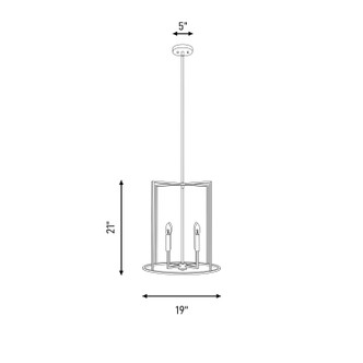 Four Light Pendant (M7044BN)