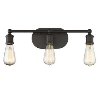 Meridian - M80012ORB - Three Light Bathroom Vanity Light - Mbath - Oil Rubbed Bronze
