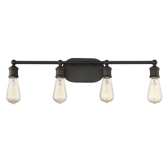 Meridian - M80013ORB - Four Light Bathroom Vanity Light - Mbath - Oil Rubbed Bronze