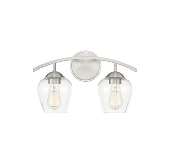 Meridian - M80031BN - Two Light Bathroom Vanity Light - Mbath - Brushed Nickel