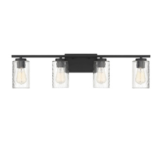 Meridian - M80039MBK - Four Light Bathroom Vanity - Mbath - Matte Black