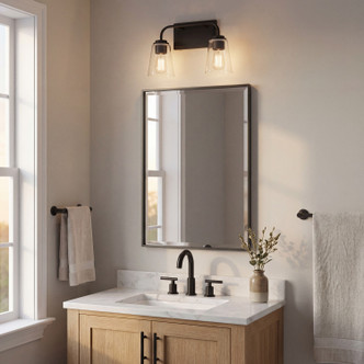 Mbath Two Light Bathroom Vanity (M80043MBK)