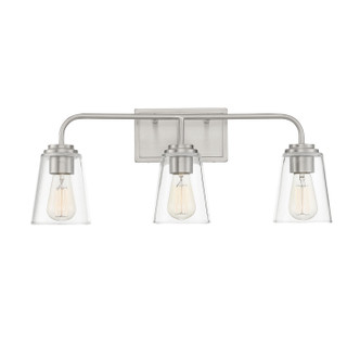 Meridian - M80044BN - Three Light Bathroom Vanity - Mbath - Brushed Nickel