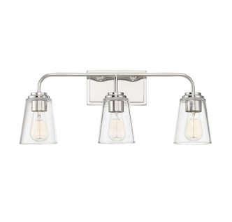 Meridian - M80044PN - Three Light Bathroom Vanity - Mbath - Polished Nickel