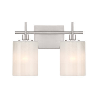 Meridian - M80083BN - Two Light Bathroom Vanity - Brushed Nickel