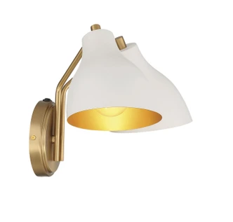Two Light Wall Sconce (M90075WHNB)