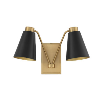 Two Light Wall Sconce (M90076MBKNB)