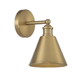 Meridian - M90087NB - One Light Wall Sconce - Natural Brass