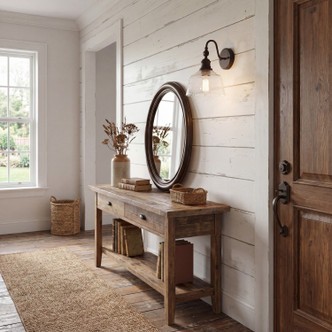 One Light Wall Sconce (M90092ORB)