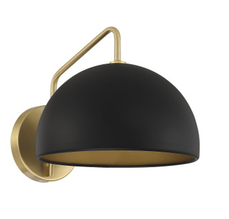 One Light Wall Sconce (M90094MBKNB)
