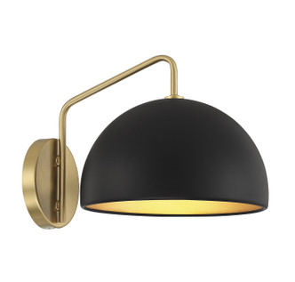One Light Wall Sconce (M90094MBKNB)