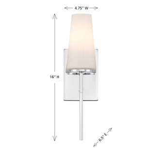 One Light Wall Sconce (M90115CH)