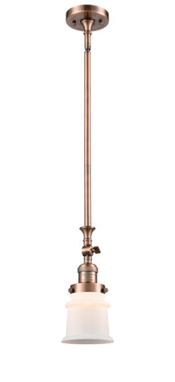 manufacturer_finish:Antique Copper|manufacturer_glass:Cased Matte White Small Canton|light_output:220.00lm|color_temperature:2200K|cri:99