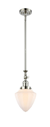 manufacturer_finish:Polished Nickel|manufacturer_glass:Matte White|light_output:220.00lm|color_temperature:2200K|cri:99