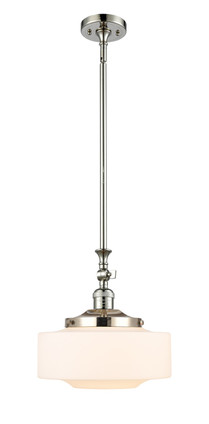 manufacturer_finish:Polished Nickel|manufacturer_glass:Cased Matte White Bridgeton|light_output:220.00lm|color_temperature:2200K|cri:99