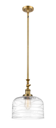 manufacturer_finish:Brushed Brass|manufacturer_glass:Clear Deco Swirl|light_output:220.00lm|color_temperature:2200K|cri:99
