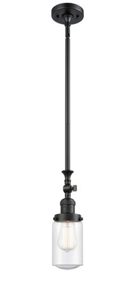 Innovations - 206-BK-G314 - One Light Mini Pendant - Franklin Restoration - Matte Black