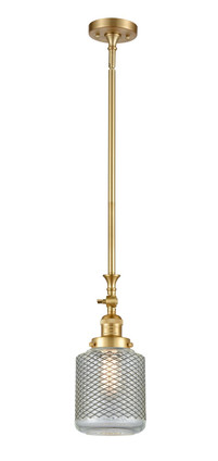 Innovations - 206-SG-G262-LED - LED Mini Pendant - Franklin Restoration - Satin Gold